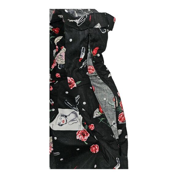 Torrid X Marilyn Monroe Midi Dress Women's 26 AOP Short Sleeve Retro Full Swing - Picture 9 of 11